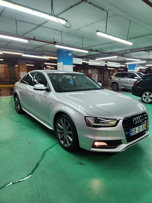 A4 S line 2.0 177cv ano 2014 nacional livro de revisões na marca impec