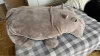 Maskotka hipopotam leżący o długości ok 70 cm