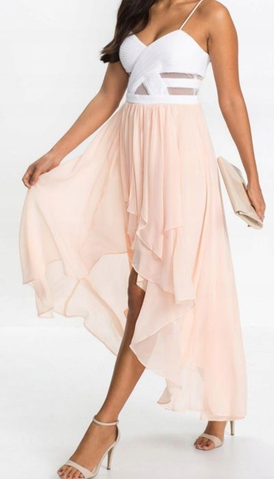 Damska asymetryczna sukienka, suknia