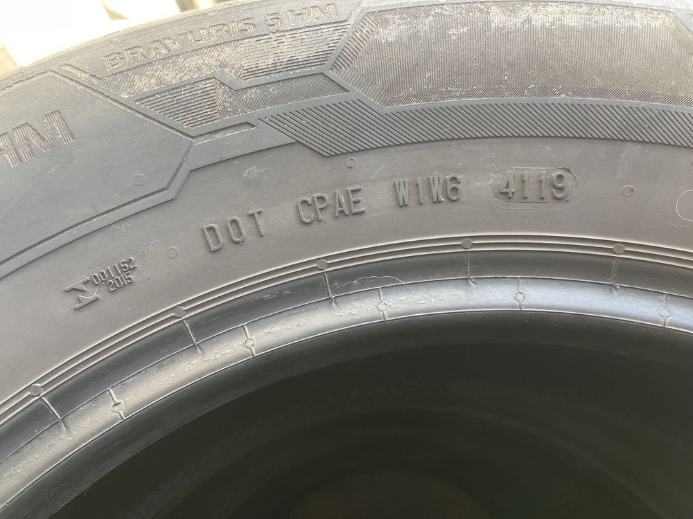 Шины 195/65 R15 Barum б/у комплект лето 4шт 5мм U4
