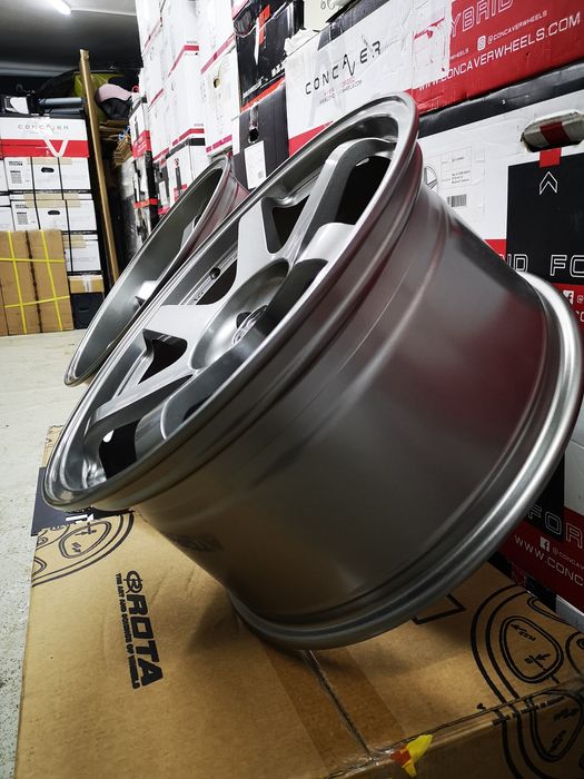 Felgi Rota Grid 19" 9,5J 10,5J 5x114,3 SteelGrey Toyota Supra MK4