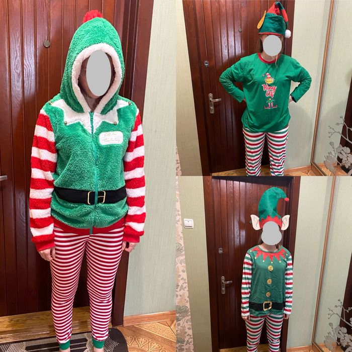 Костюми новорічні Ельфа, Санти ,  Сніговика для підлітків або дорослих