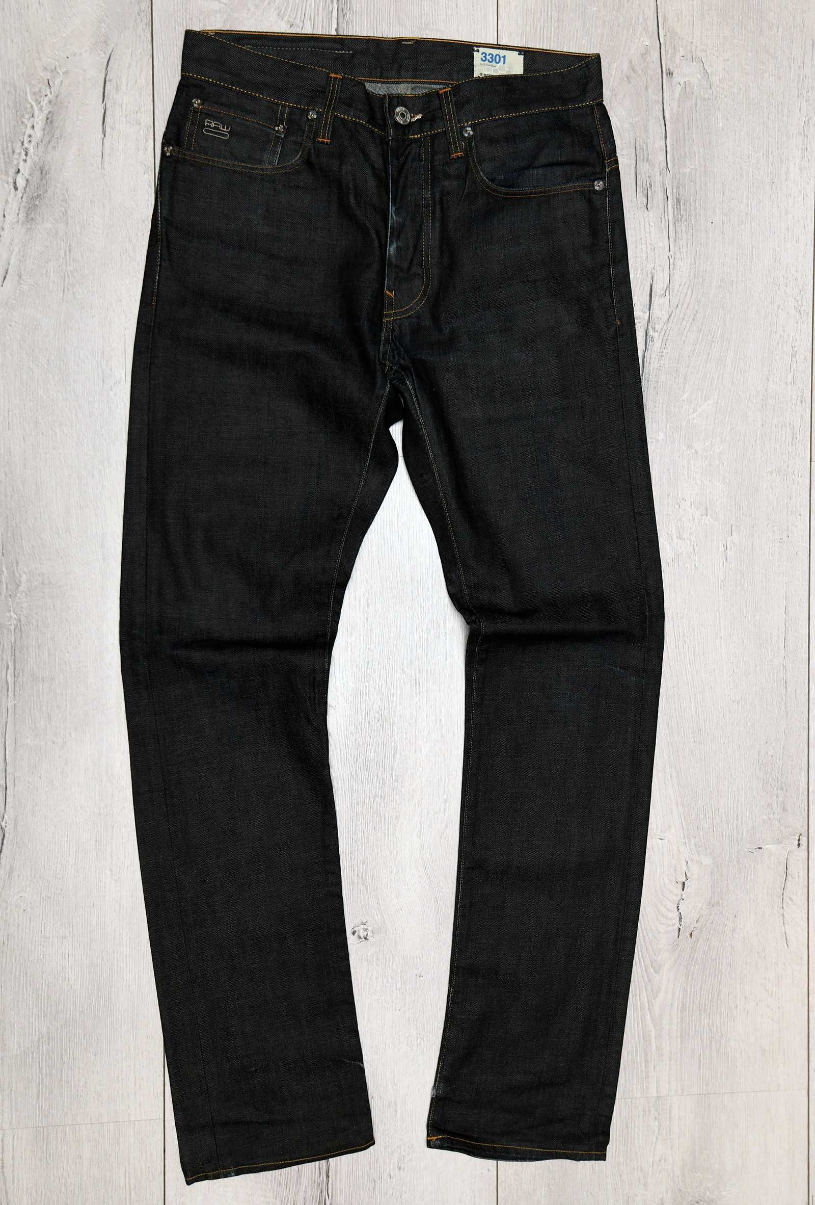 Przepiekne, nowe spodnie G-STAR RAW, model 3301, r.31/34