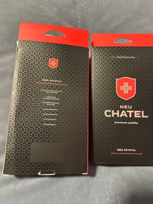 Захисне скло + neu chatel для iphone 14 pro max