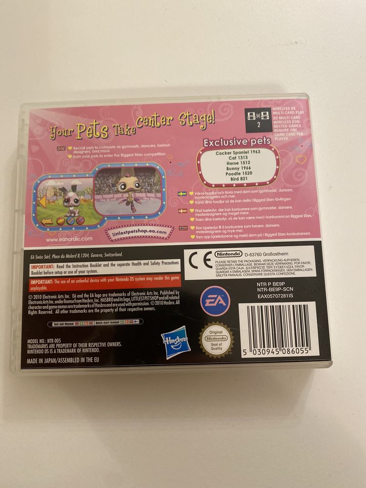 Nintendo DS Littlest Pet Shop 3 Biggest Stars gra