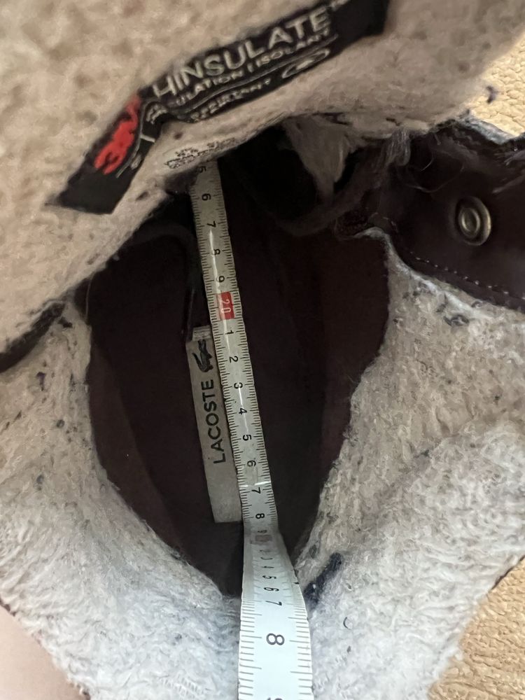 Ботинки зимові Lacoste, устілка 27,5 см