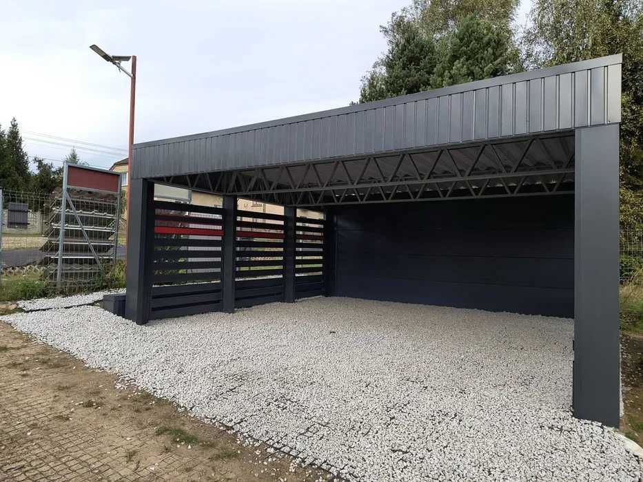 Wiata samochodowa, lekka konstrukcja, garaż, carport