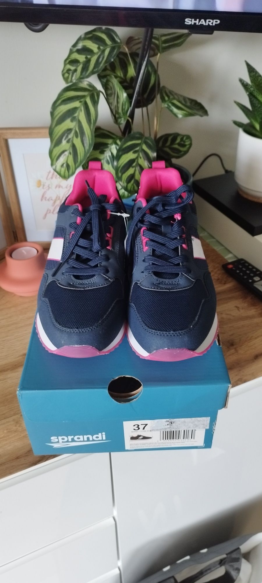 Buty sneakersy Sprandi damskie rozmiar 37 granat  CCC