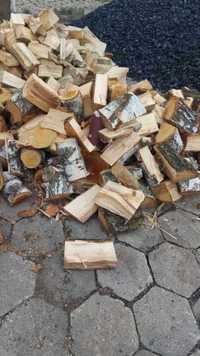 drewno opałowe kominkowe grab dąb jesion brzoza lub mieszane 30-40 cm
