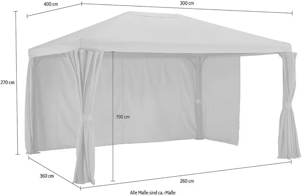 (Brak zaslon) Pawilon Murano 3x4m