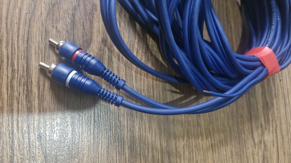 Kabel rca 4m wzmacniacz subwoofer