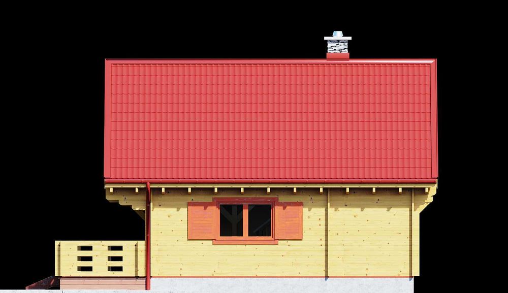 Drewniany domek letniskowy Alicja II 62+40m2-ROD, ośrodek wypoczynkowy