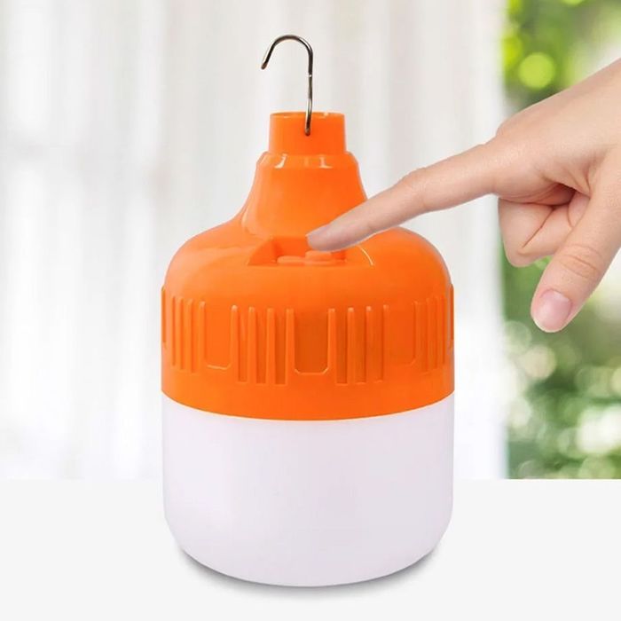 Кемпинговая лампа с солнечной панелью 80W Аккумуляторный фонарь LED