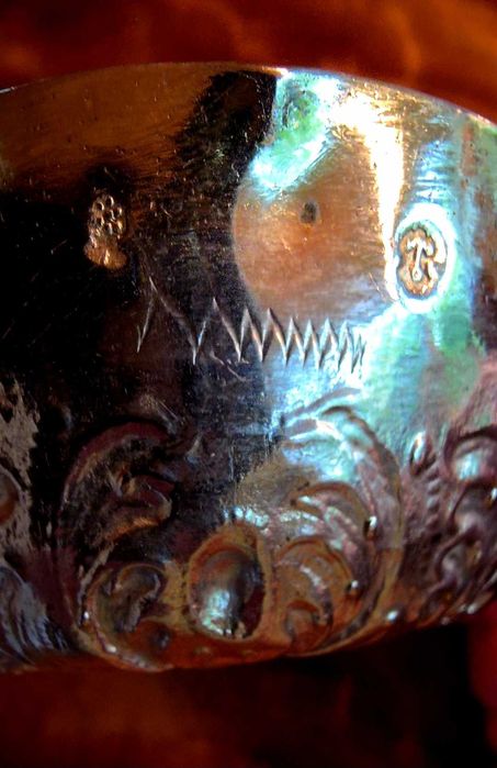 Barocke Augsburger Silber Weinprobierschale