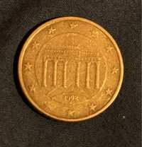 Moeda euro 50cent Alemanha 2002