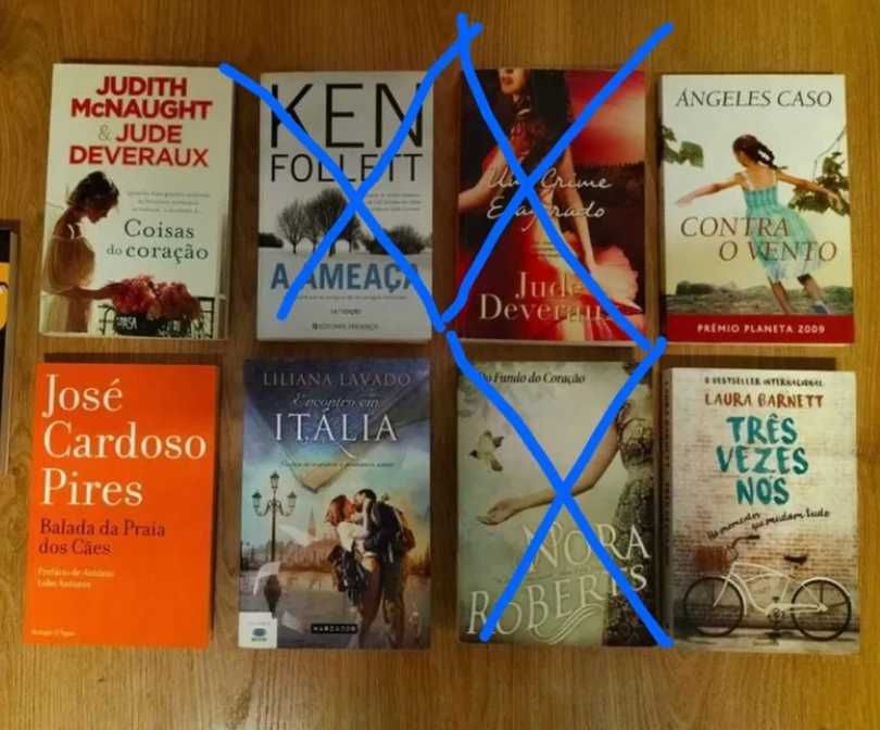 Livros Jojo Moyes, Minerva Spencer, Laura Barnett, Jude Deveraux