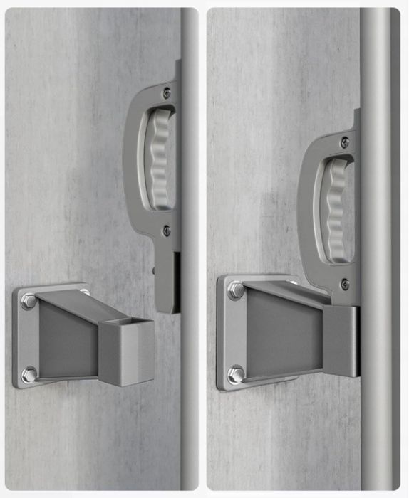 Songmics Wspornik Ścienny Do Markiz Bocznych Szary Gsa505Y01