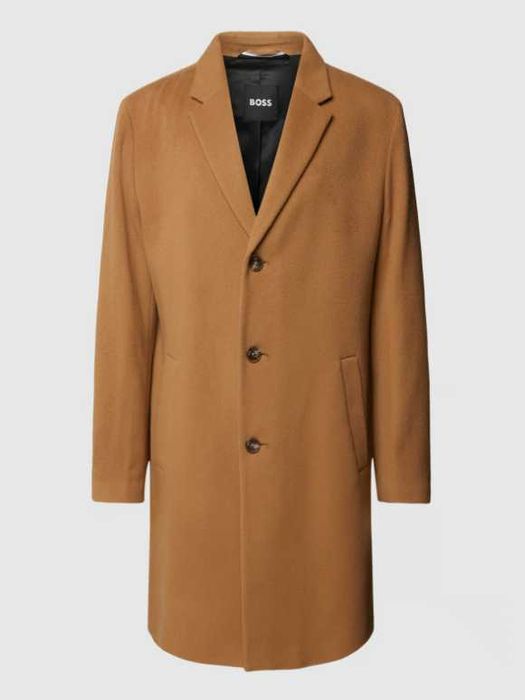 ORYGINALNY płaszcz męski Hugo Boss Hyde M 48 camel zimowy jesienny