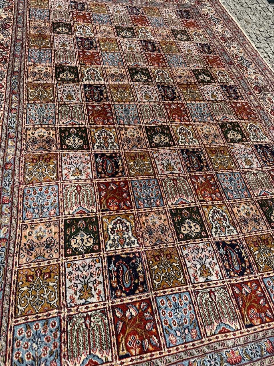 Nowy kaszmirowy r.tkany dywan perski Iran Moud 300x200 galeria 24 tys