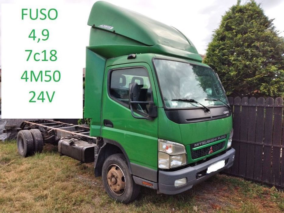Canter Fuso DMC 7,5t instalacja 24V części silnika 4,9 4M50 deska kola 17,5 skrzynia most i inne