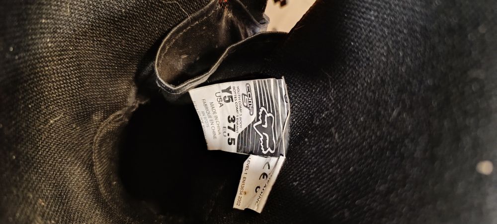 Buty motocyklowe Fox rozm 37.5 stan bardzo dobry