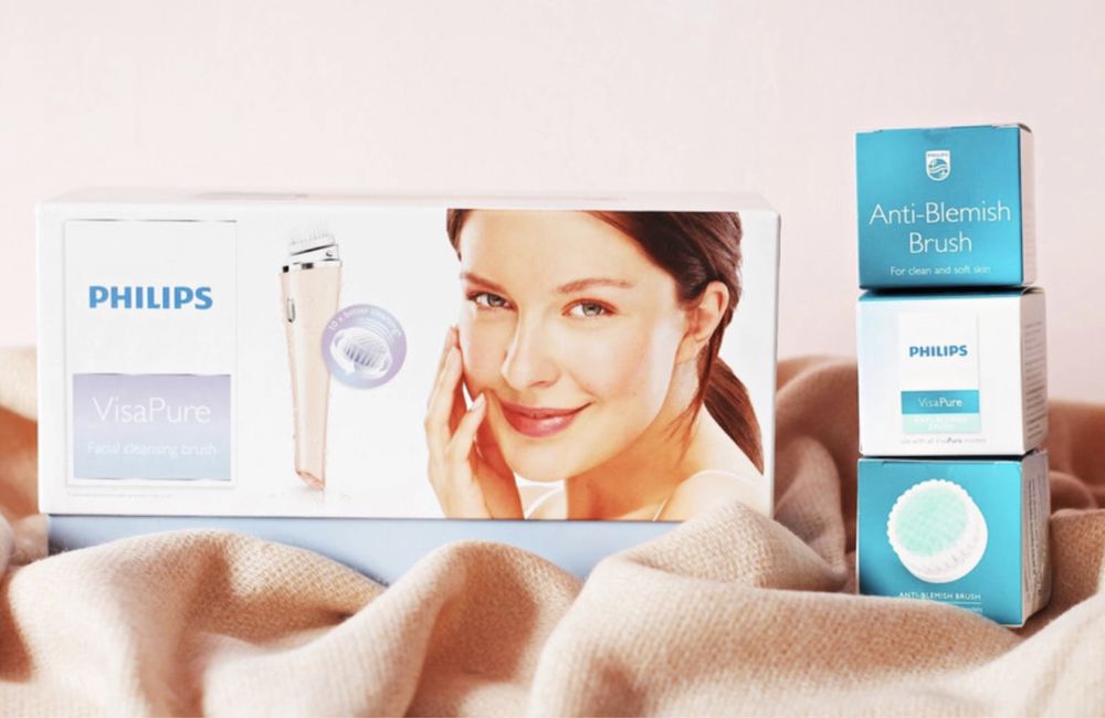 Philips Visapure Essential szczoteczka do oczyszczania twarzy końcówki
