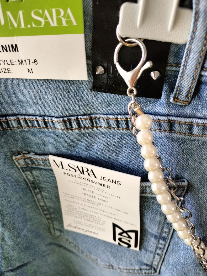 Nowość ! Jeansy M.Sara Mom fit wysoki stan r. M-3XL