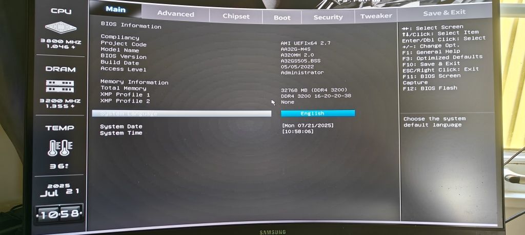 Computador Ryzen 7 5800X 32Gb RAM 3200mhz GTX 1660 Super 6Gb