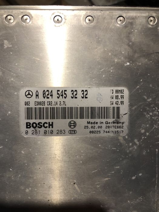 Мерседес Бенз w163 ML270CDI 2001г, Блок ЕБУ, Блок ААМ, ключ с чипом