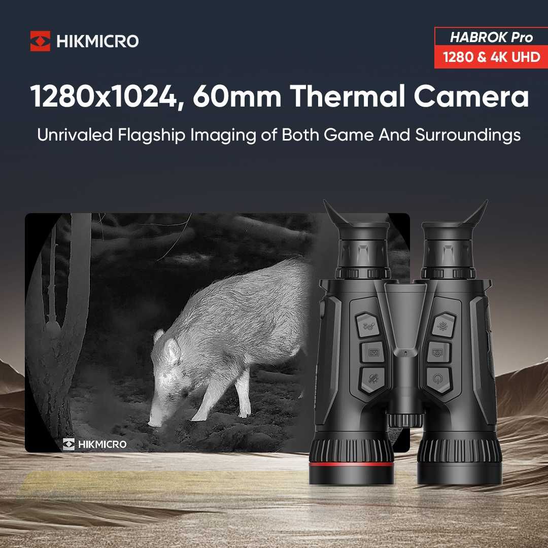 HIKMICRO Habrok Pro HX60LN LRF 940 nm Lornetka termowizyjna termowizor