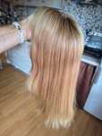 Topper tupet z włosów naturalnych hair lux blond