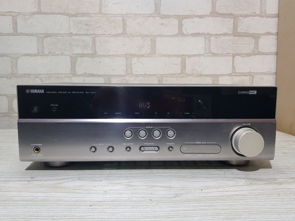 Пульт!5.1АV ресивер/підсилювач Yamaha RX-V371 HDMI 3D 5*100 Вт б/у +2