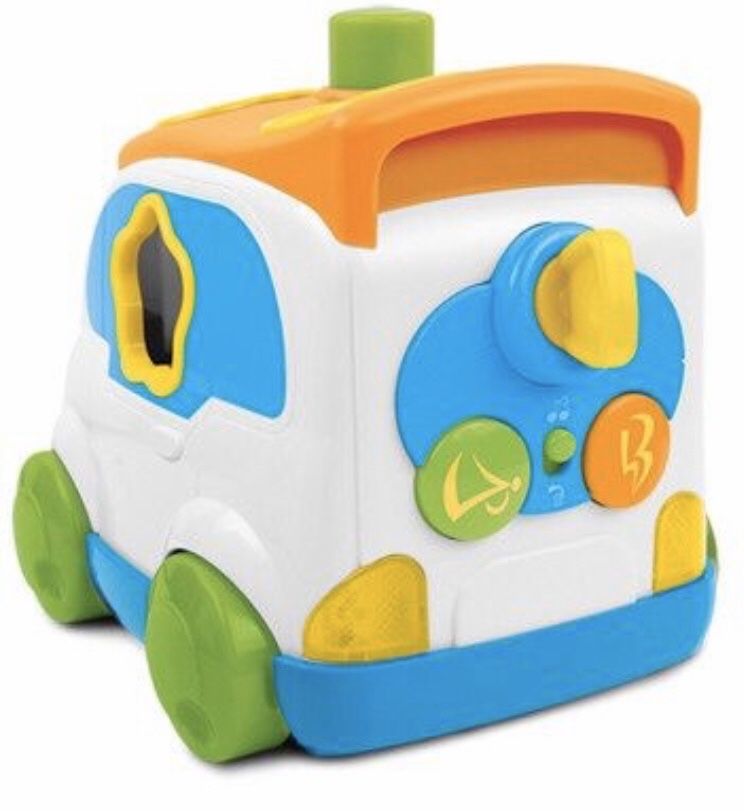 Игрушка машинка -сортер -автобус Weina /Fisher Price в подарок игрушка