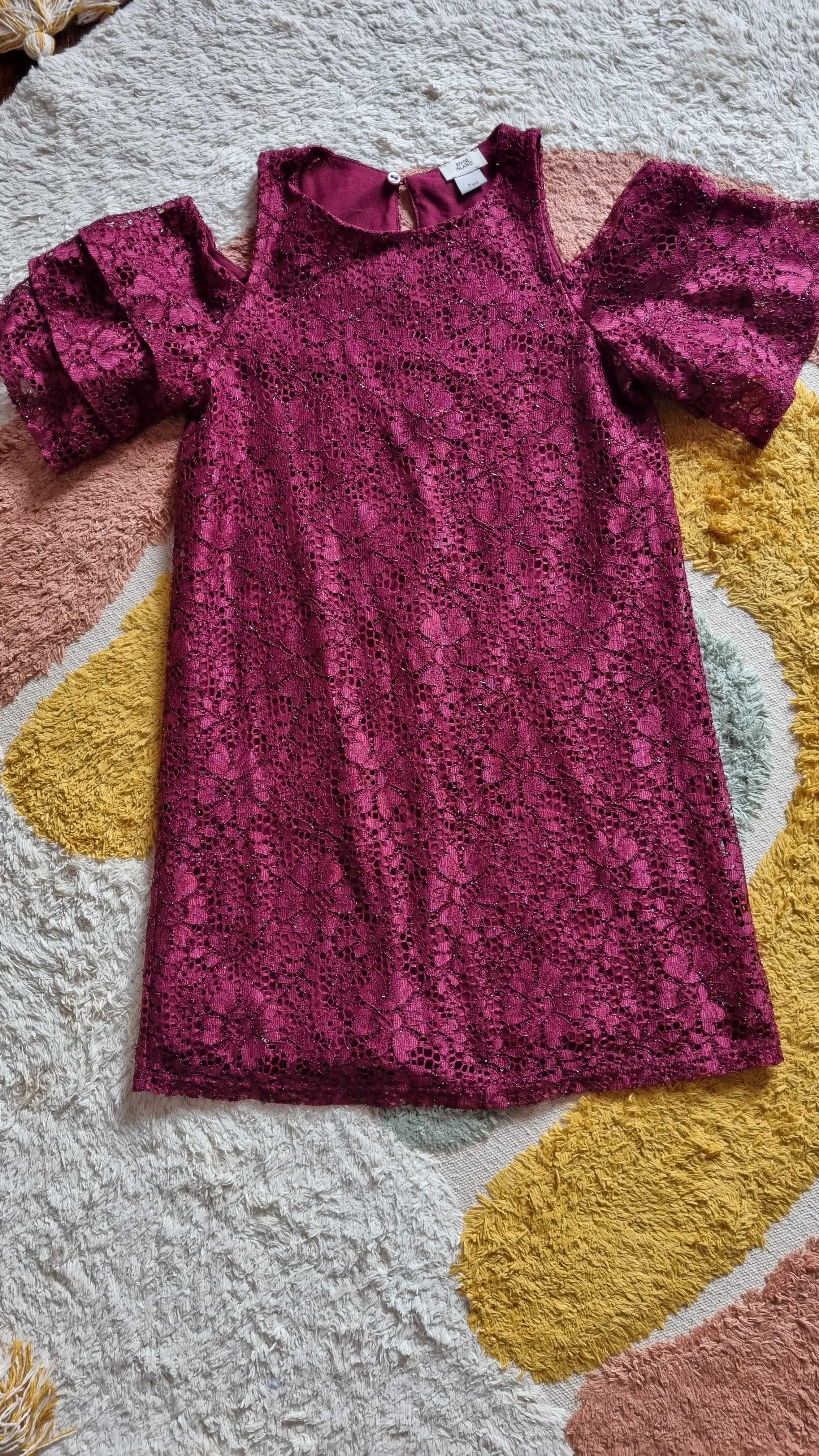 Sukienka imprezowa river island 122 koronka