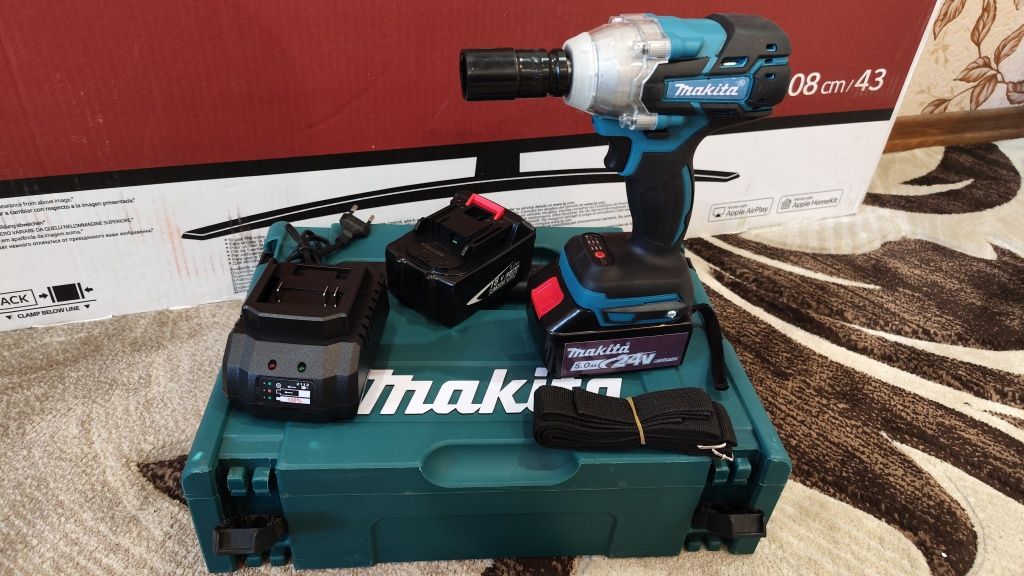 Аккумуляторный Ударний гайковерт Makita DTW 285 18-24v 4Ah Імпакт