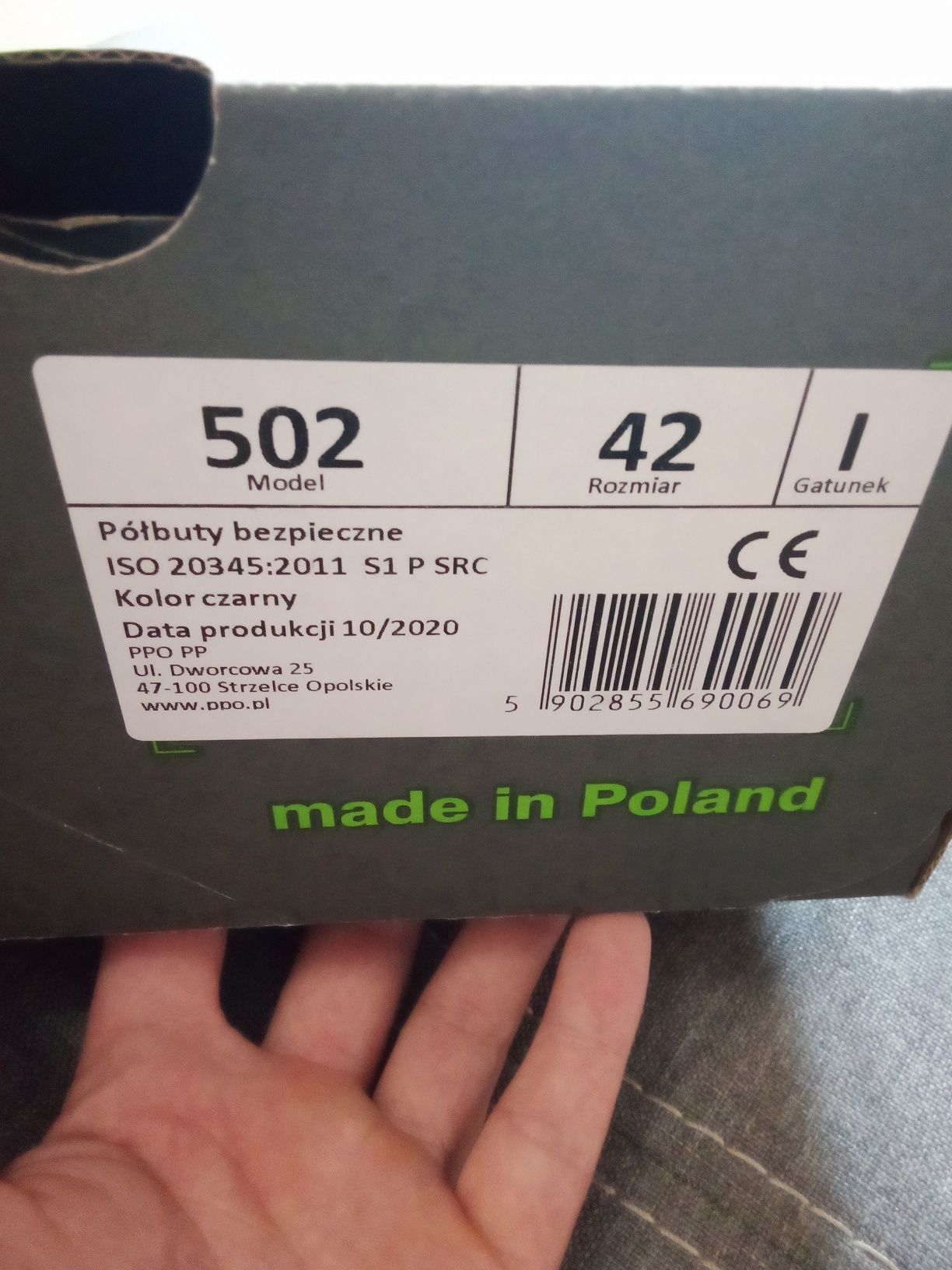 Buty robocze PPO 502,Nowe. Rozm.42
