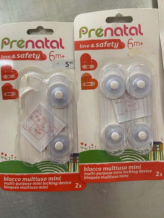 Fechos de proteção para gavetas e portas e protetores de tomadas