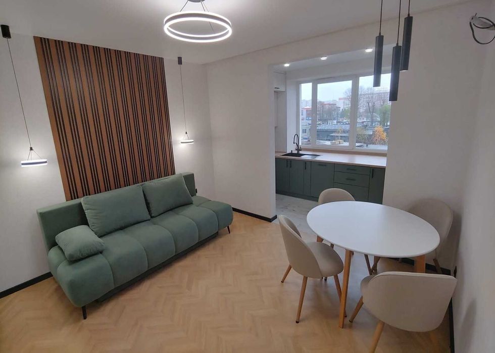 41390 1-кімнатна квартира з дизайнерським ремонтом у новобудові