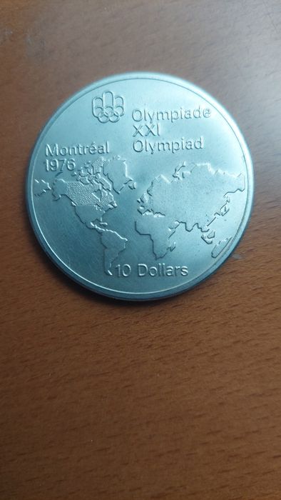 Moeda comemorativa em  prata