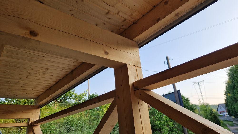 wiata samochodowa duża carport PREMIUM na dwa auta Krzeszowice