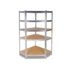 Regał Magazynowy NAROŻNY Metalowy Garaż GC9040 MDF Stal Ocynk