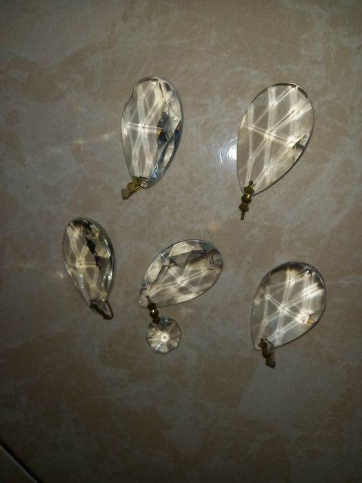 Хрустальные подвески,капля. разные..