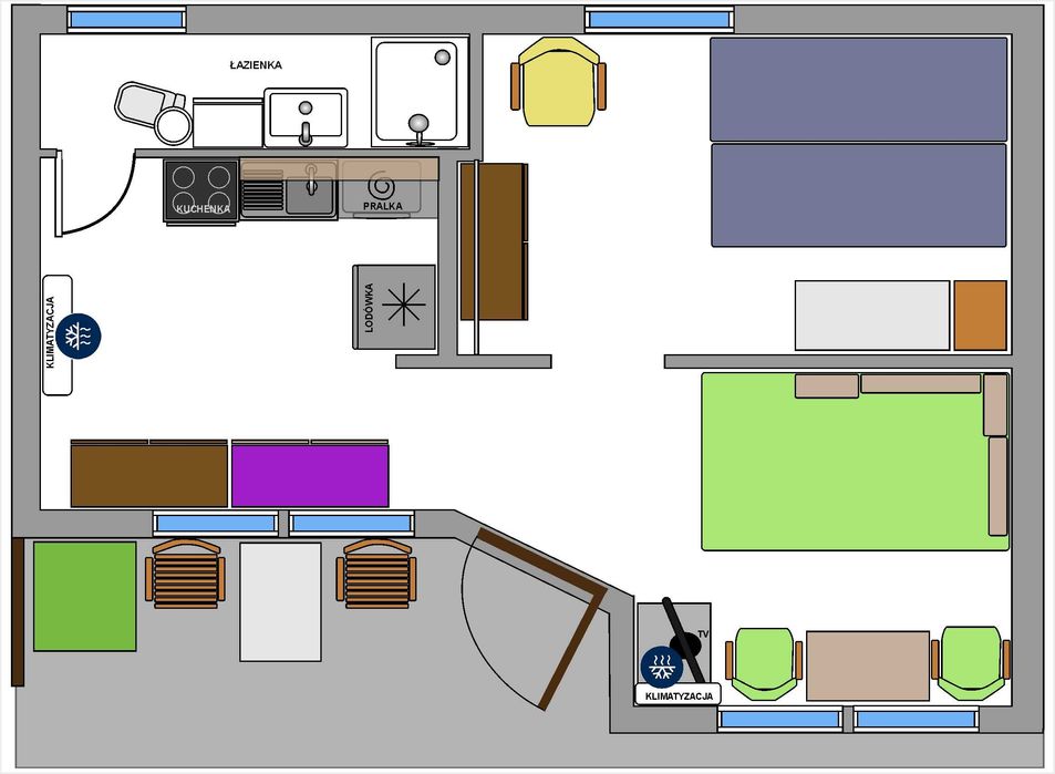 Domek - 1- 3 os. pobyt z psem