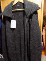 Piękny  męski sweter zapinany   na zamek - nowy Sisley