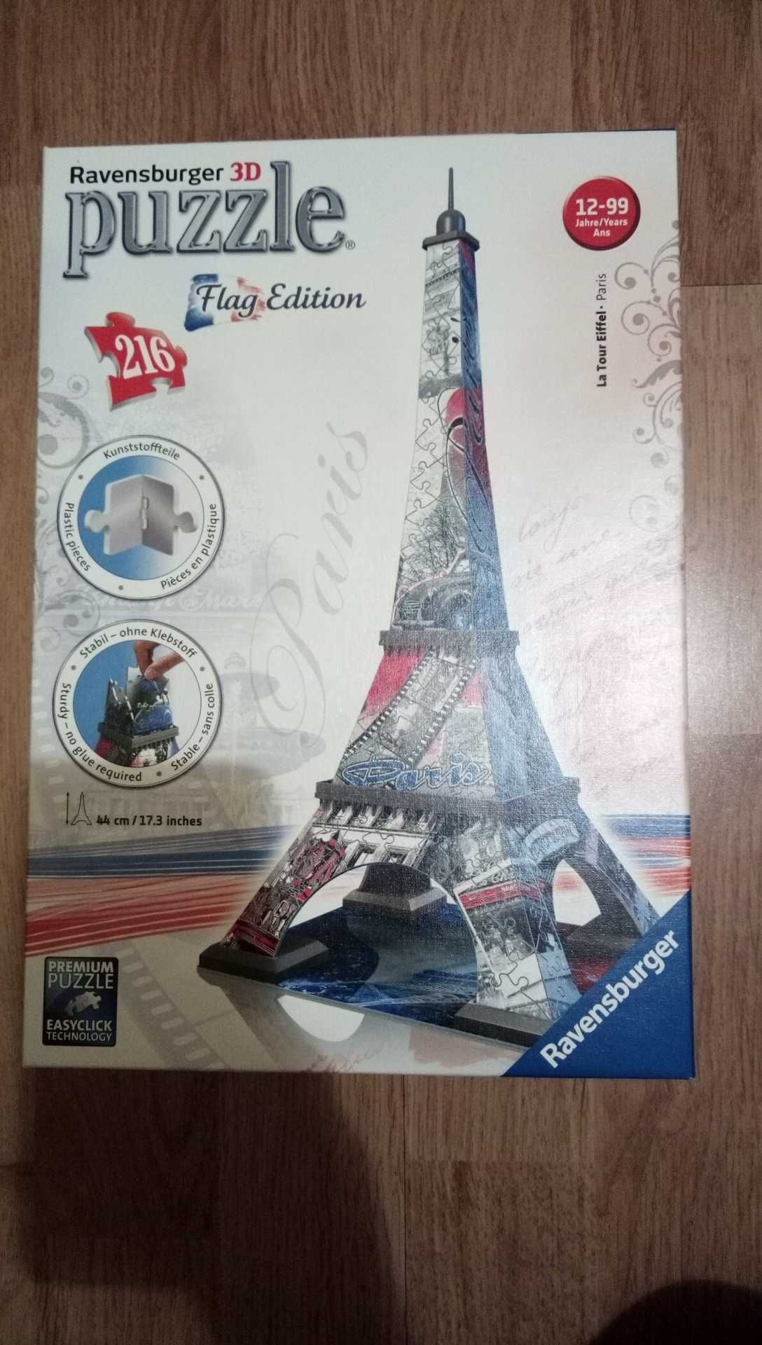 Puzzle 3D Ravensburger Wieża Eiffla lub Big Ben