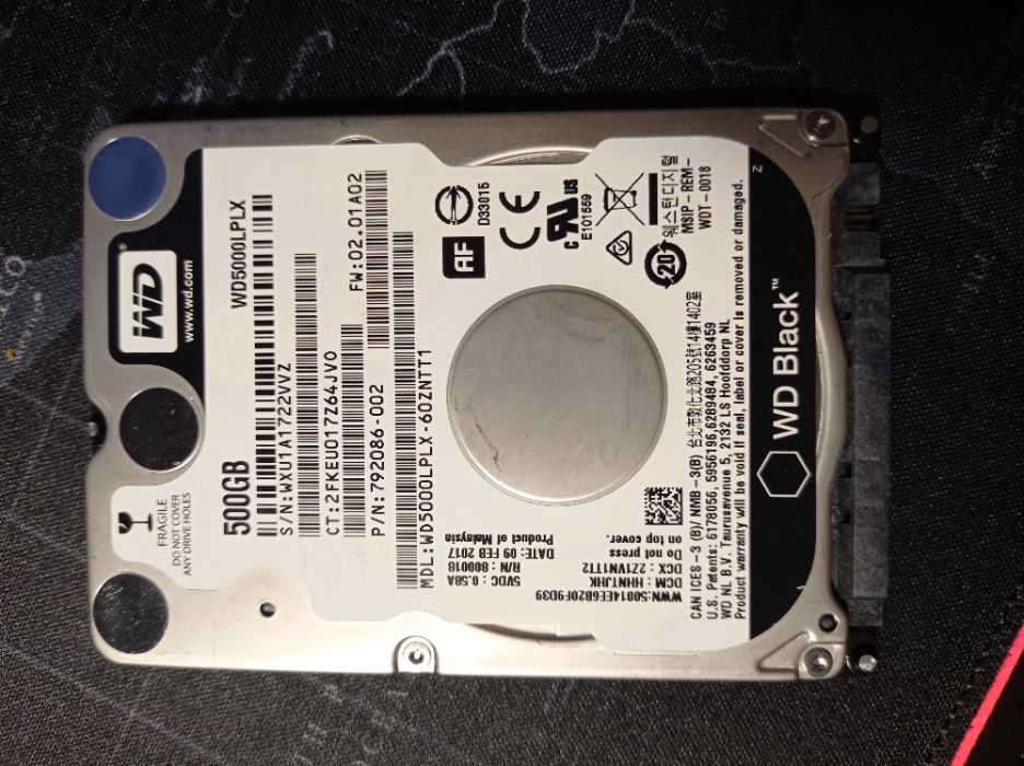 Western Digital 500GB 2,5