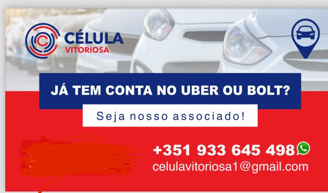 ALUGUEL de Slots para TVDE uber e bolt