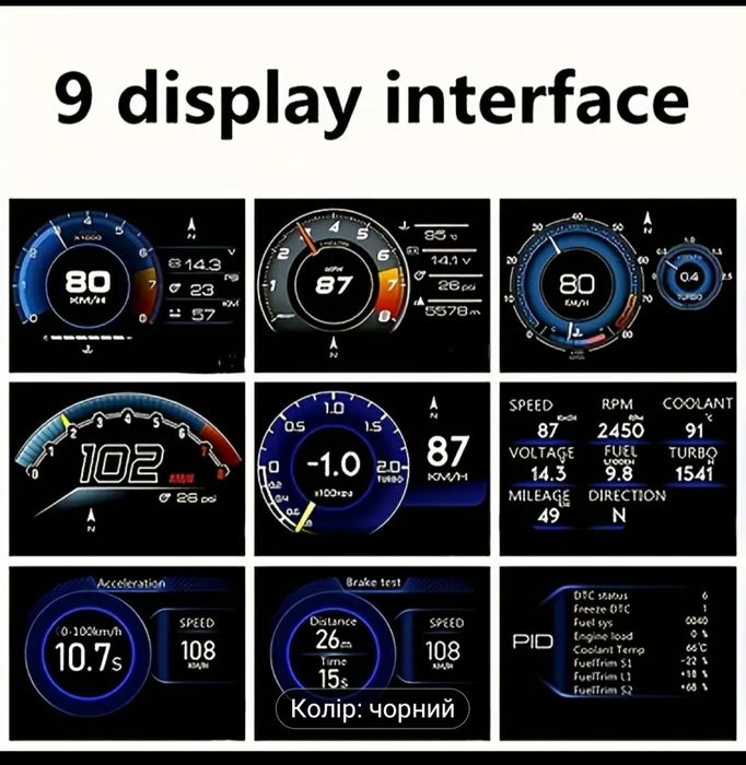 Автомобільний бортовий компютер HUD A501Р6