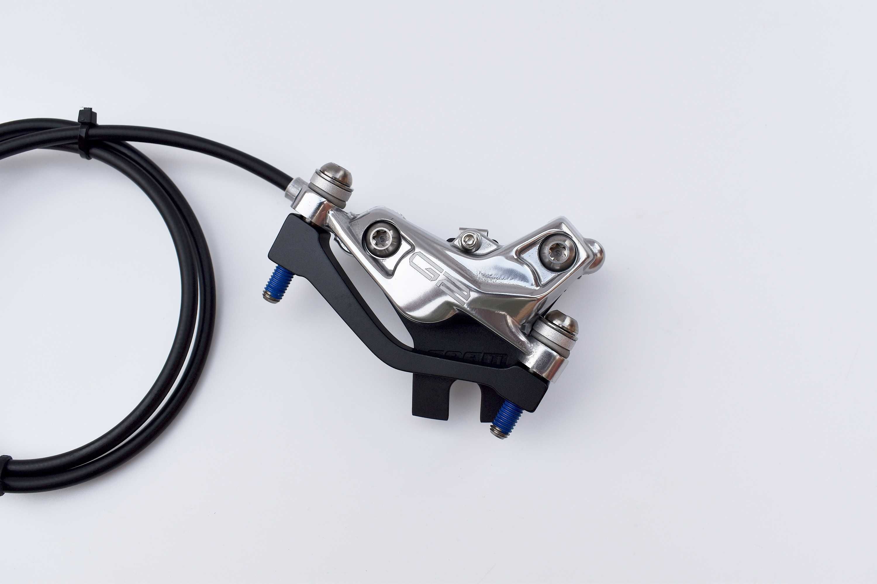 NOWE hamulce Sram G2 Ultimate srebrne hydrauliczne 4-tłoczkowe FV 23%