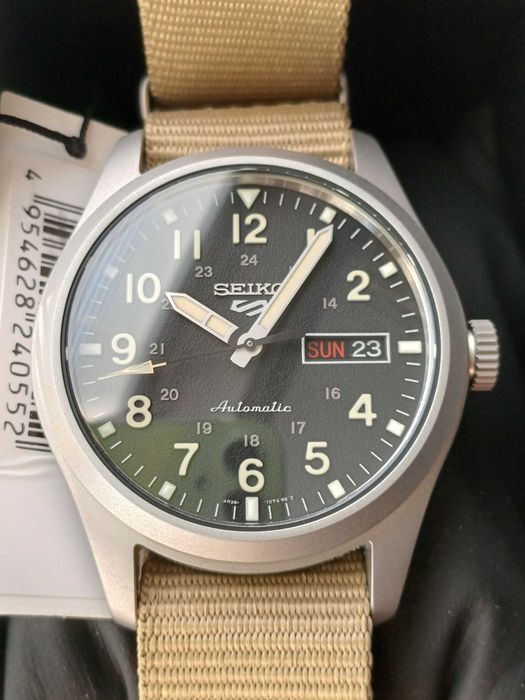 Zegarek Seiko 5 Sports SRPG35K1 UPGRADE Szafir NOWY